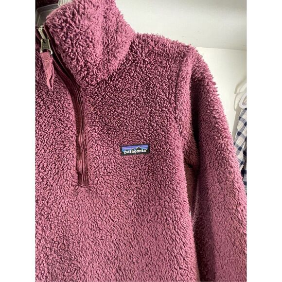 Patagonia Burgundy Teddy Henley 1/2 Zip Top Size S - Picture 2 of 9